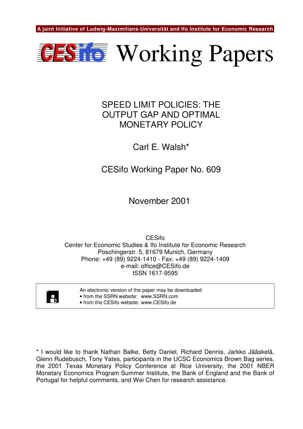 monetary policy paper
